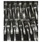 LOT OF 48 DESSERT FORKS 7.25'
