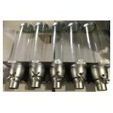 ROSSETO 5 UNIT SELF SERVE TOPPING DISPENSER