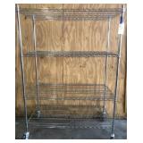 ROLLING METRO TYPE STORAGE RACK. 48' x 24' x 70'