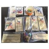 LOT OF 10 ASSORTED WOOD BASE SPORTS GAMES