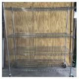 ROLLING METRO TYPE STORAGE RACK. 60' x 24' x 70'