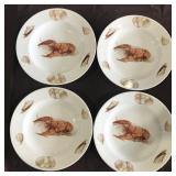 JWK WESTERN GERMANY LOBSTER BISQUE SOUP BOWLS
