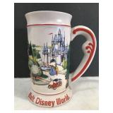 WALT DISNEY WORLD LGE TANKARD CERAMARTE BRAZIL 6.5