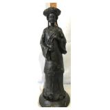STATUE / FIGURE OF ASIAN LADY ABOUT 17 inches tall