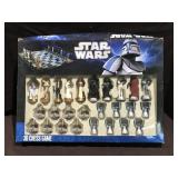 STAR WARS 3D CHESS SET COMPLETE W/ BOARD & BOOKLET
