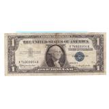 1957-B SILVER CERTIFICATE CIRCULATED