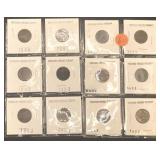 LOT 12 INDIAN HEAD CENTS 22 