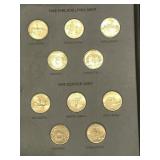 30 STATEHOOD QUARTERS 1999 TO 2001 WHITMAN FOLDER