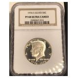 1976-S SILVER KENNEDY HALF PF68 ULTRA CAMEO NGC