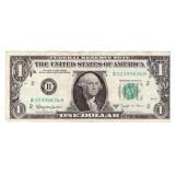 1963-B BARR SIGNED FEDERAL RESERVE NOTE CIRCULATED