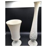 2 - LENOX VASES.  BUD VASE AND GOLD TRIM VASE USA