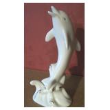 LENOX TREASURY DOLPHINS CLASSIC PORCELAIN FIGURINE