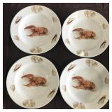 JWK WEST GERMANY LOBSTER BISQUE SOUP BOWL SET