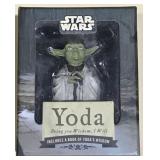 STAR WARS YODA  WITH BOOK OF WISDOM