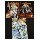 LADY DEATH: THE ODYSSEY #2,3,4 -1995  LOT