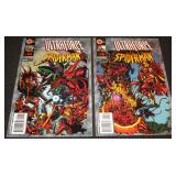 ULTRAFORCE/ SPIDERMAN #1A & B -1996  LOT