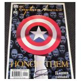 CAPTAIN AMERICA #5 -2002  SIGNED