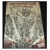 INFESTATION SKETCHBOOK -2011  1ST PRINT