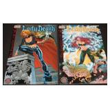 LADY DEATH: THE GAUNTLET #1-2; 2002  LOT