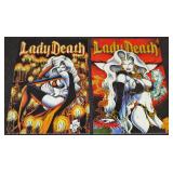 LADY DEATH II:BETWEEN HEAVEN AND HELL #2 & #4-1994