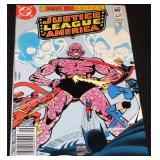 JUSTICE LEAGUE OF AMERICA #206 -1982  NEWSSTAND