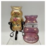 Pair of Rings vases as shown