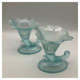 Fenton Aquamarine/Ice Blue Cornucopia/#950