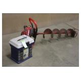 Ardisam Power Drill 8" Ice Auger, Plano Tackle Box