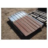 (28) Sheets of Tin Roofing, Approx 4Ft 6"-5Ft