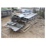 Assorted Rough Cut Lumber, Approx 104"-162"