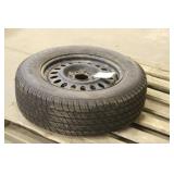 (1) P245/65R17 Michelin Tire On 6 Lug Gmc Rim