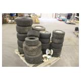 Assorted Lawn Tractor Tires & Rims