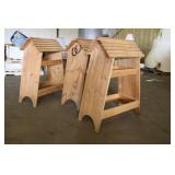 (3) Saddle Stands