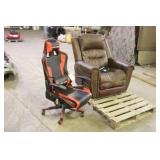 Gtracing Gaming Chair, FlexSteel Recliner/ Lift Wo