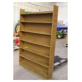 Wood Shelf Unit Approx 55"x9"x79.5"
