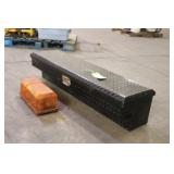 Truck Side Bed Tool Box Approx 48"x14"x11" & Amber