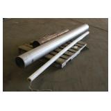 Roll of House Wrap & Stainless Steel Pipe Approx