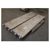 (2) Aluminum Scaffold Planks Approx 81"