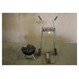 Outboard Motor Stand & 16" Weber Grill