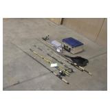 Assorted Fishing Poles & Tackle