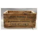 Atlas Powder Co. Wooden Crate