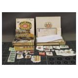 Two Boxes of Assorted Vintage Stamps