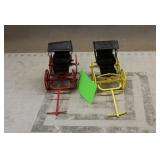 (2) Collectable Toy Buggies