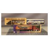 (3) Collectable Semi's w/ Trailers