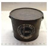 Standard Oil Mica Axle Grease Bucket