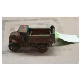 Vintage Cast Iron Dump Truck Toy
