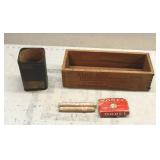 Climax Thick Tobacco Crate w/ Cigar Tin