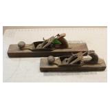 (2) Vintage Wood Planers