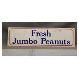 Fresh Jumbo Peanuts Sign