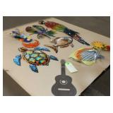 Parrot & Fish Wall Art